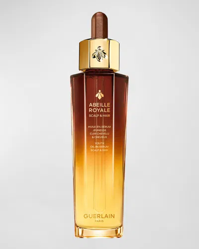 Guerlain Abeille Royale Scalp & Hair Youth Oil In Serum, 1.6 Oz. In White