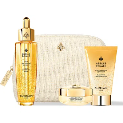 Guerlain Limited Edition Abeille Royale Anti-aging Youth Watery Oil Serum Set In No Color