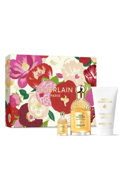 Guerlain Aqua Allegoria Mandarine Basilic Forte Eau De Parfum Gift Set $175 Value In Transparent
