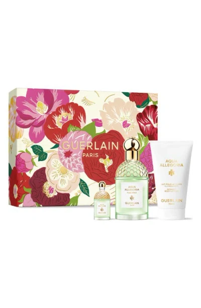 Guerlain Aqua Allegoria Rosa Verde Eau De Toilette Gift Set $155 Value In Transparent