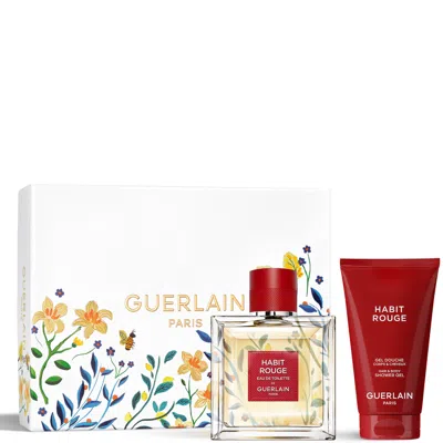 Guerlain Habit Rouge - Eau De Toilette Set In White