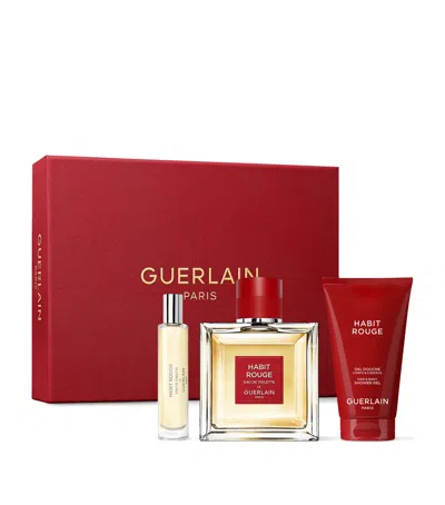 Guerlain Habit Rouge De  Paris Eau De Toilette Gift Set
