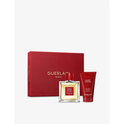 Guerlain Habit Rouge Eau De Toilette Gift Set 100ml
