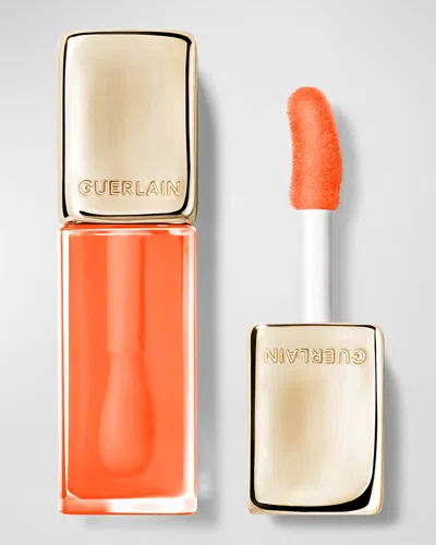 Guerlain Kiss Kiss Bee Glow Lip Oil In Peach