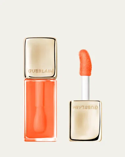 Guerlain Kiss Kiss Bee Glow Lip Oil In 319 Peach Glow