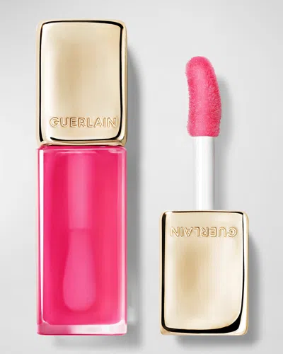 Guerlain Kiss Kiss Bee Glow Lip Oil In Pop Rose