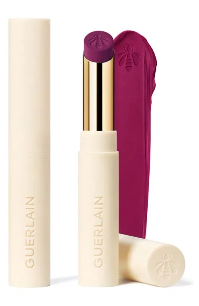 Guerlain 837 Deep Iris Kisskiss Honey-infused Intense Lipstick Refill 1.85g In Purple