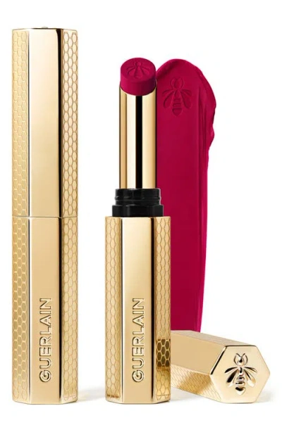 Guerlain Kiss Kiss Honey-infused Refillable Lipstick In Red