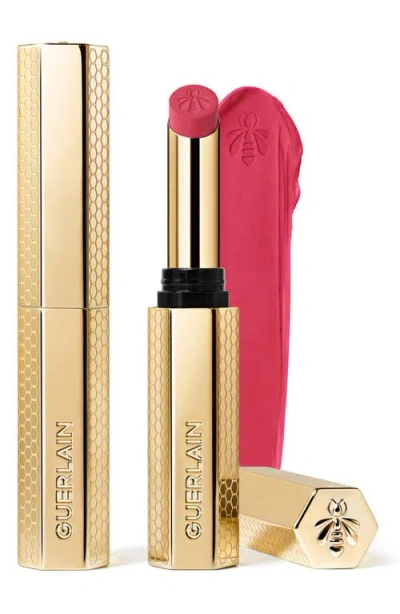 Guerlain Kiss Kiss Honey-infused Refillable Lipstick In Pink