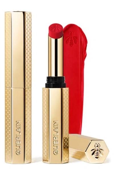 Guerlain Kiss Kiss Honey-infused Refillable Lipstick In Red