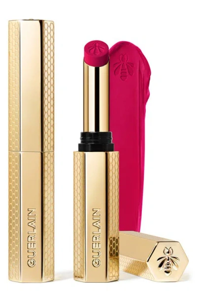 Guerlain Kiss Kiss Honey-infused Refillable Lipstick In Pink