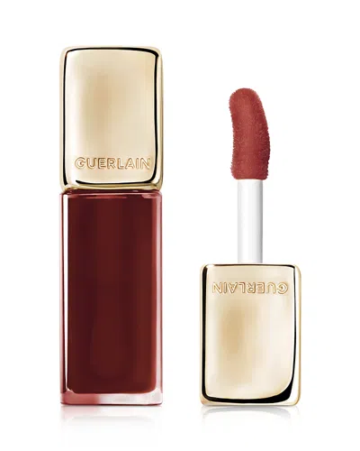 Guerlain Kisskiss Bee Glow Lip Oil 0.3 Oz. In Burgundy