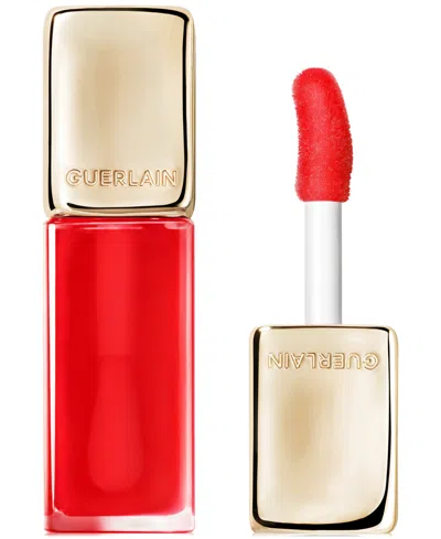 Guerlain Kisskiss Bee Glow Lip Oil, First At Macy's In Poppy
