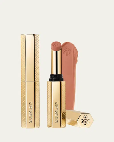 Guerlain Kisskiss Honey-infused Lipstick - 134 Radiant Jasmine In Brown