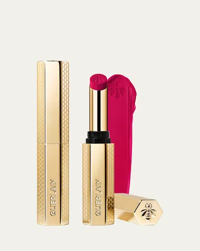 GUERLAIN KISSKISS HONEY-INFUSED LIPSTICK - 391 VIBRANT ROSE