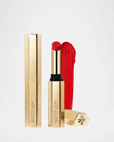 Guerlain Kisskiss Honey-infused Lipstick - 510 Petal Red In Multi