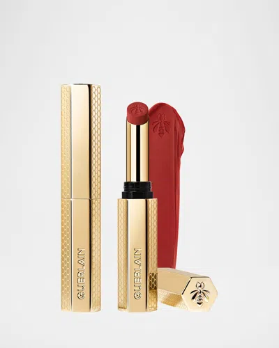 Guerlain Kisskiss Honey-infused Lipstick - 599 Red Aster In Multi