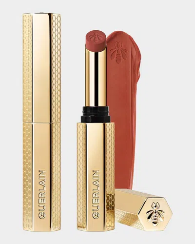 Guerlain Kisskiss Honey-infused Lipstick In Brown