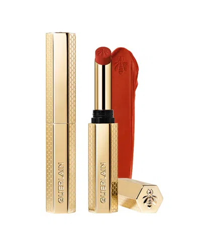 Guerlain 668 Warm Marigold Kisskiss Honey-infused Intense Lipstick 1.85g In Transparent