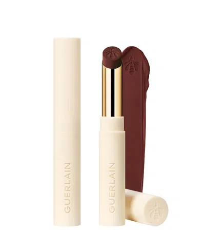 Guerlain 291 Deep Dahlia Kisskiss Honey-infused Intense Lipstick Refill 1.85g In Brown