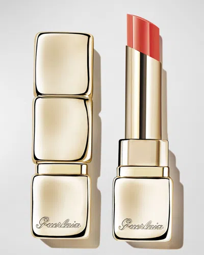 Guerlain Kisskiss Shine Bloom Lipstick Balm In 319 Peach Kiss