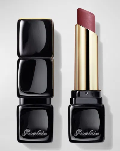 Guerlain Kisskiss Tender 16-hour Comfort Lightweight Luminous Matte Lipstick In 721 Dear Rose