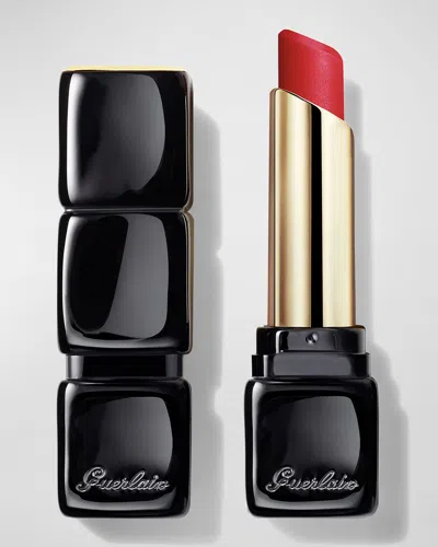 Guerlain Kisskiss Tender 16-hour Comfort Lightweight Luminous Matte Lipstick In 775 Kiss Rouge