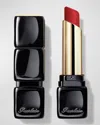 Guerlain Kisskiss Tender 16-hour Comfort Lightweight Luminous Matte Lipstick In 910 Wanted Red
