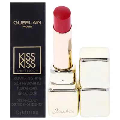 Guerlain Ladies Kiss Kiss Shine Bloom Lipstick 0.11 oz 319 Peach Kiss Makeup 3346470441569 In Orange