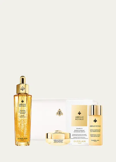 Guerlain Limited Edition Abeille Royale Revitalizing Ritual Set ($252 Value) In White