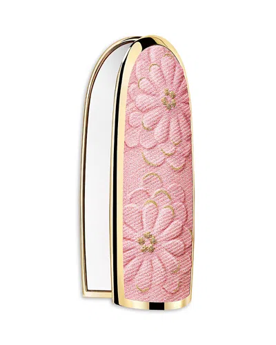 Guerlain Limited Edition Blooming Denim Rouge G Customizable Lipstick Case In Pink
