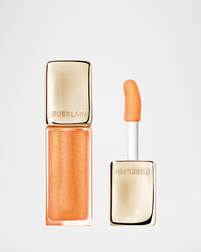Guerlain Limited Edition Holiday Kisskiss Bee Glow Lip Oil - Sparkling Peach In Orange
