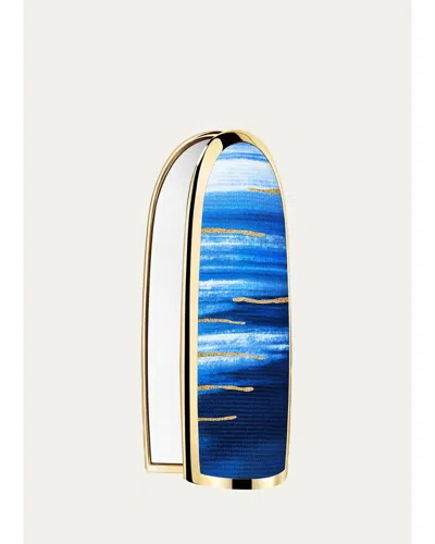 Guerlain Limited Edition L'heure Bleue Rouge G Customizable Lipstick Case, Bleu Reverie In Blue