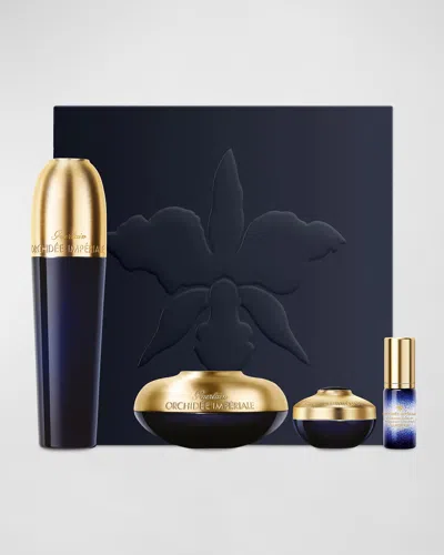Guerlain Limited Edition Orchidee Imperiale Travel Skincare Set ($405 Value) In White