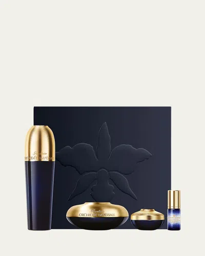 Guerlain Limited Edition Orchidee Imperiale Travel Skincare Set ($405 Value) In White