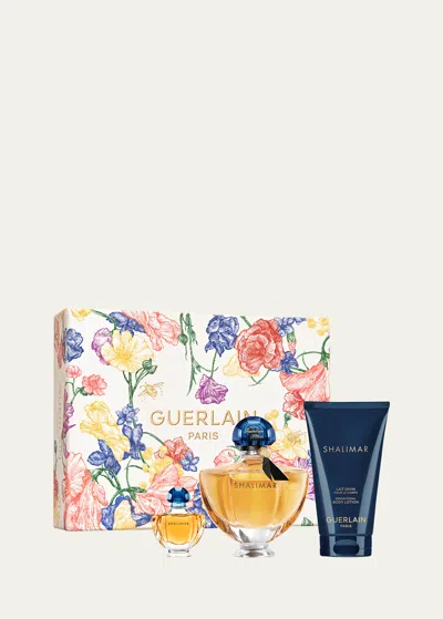 Guerlain Limited Edition Shalimar Eau De Parfum Gift Set In White