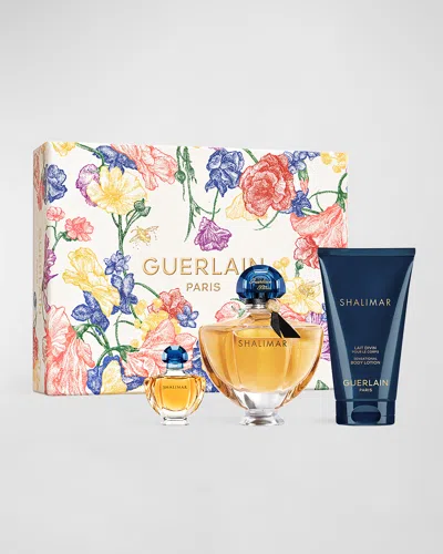 Guerlain Limited Edition Shalimar Eau De Parfum Gift Set In White