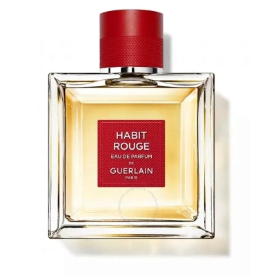 Guerlain Men's Habit Rouge Edp 3.4 oz Fragrances 3346470304840 In White
