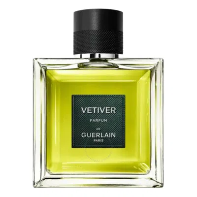Guerlain Men's Vetiver Parfum Parfum 3.3 oz Fragrances 3346470305236 In White