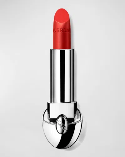 Guerlain Rouge G Customizable Luxurious Velvet Metallic Lipstick In 214 Exotic Red