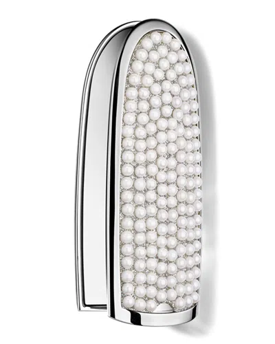 Guerlain Rouge G Pearly Glow Limited Edition Customizable Lipstick Case In White