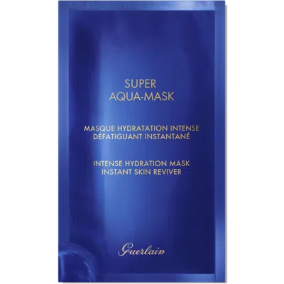 Guerlain Set, , Super Aqua, Firming, Sheet Mask, For Face, Weekly, 12 Pcs, 30 ml Gwlp3 In Blue