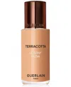Guerlain Terracotta Le Teint Glow Foundation In 4.5n Medium With Golden Undertones