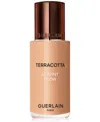 Guerlain Terracotta Le Teint Glow Foundation In 4n - Medium With Neutral Beige Undertone