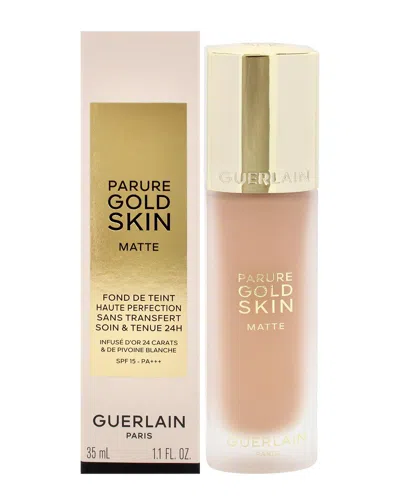 Guerlain Women's 1.1oz 3.5n Neutral Parure Gold Skin Matte 24h Wear No-transfer Foundation In White