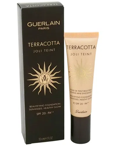 Guerlain Women's 1oz Natural Terracotta Joli Teint Beautifying Foundation Spf 20 In White