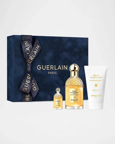 Guerlain X Kevin Germanier Mandarine Basilic Forte 3-piece Gift Set In Multi