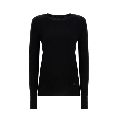 Guess - Elinor Rn Ls Swtr Jblk Jet Black A996 W2yr30 Z2v62