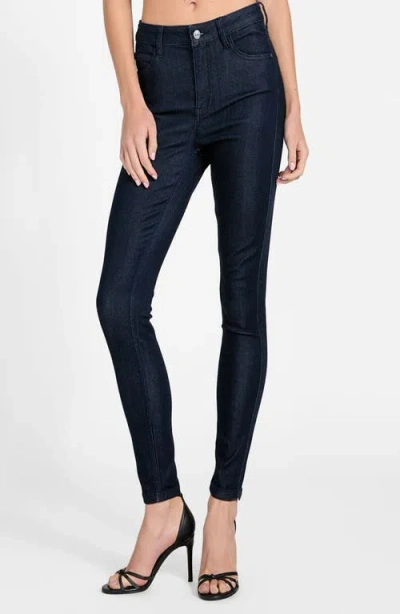 Guess 1981 High Waist Skinny Jeans In Blue