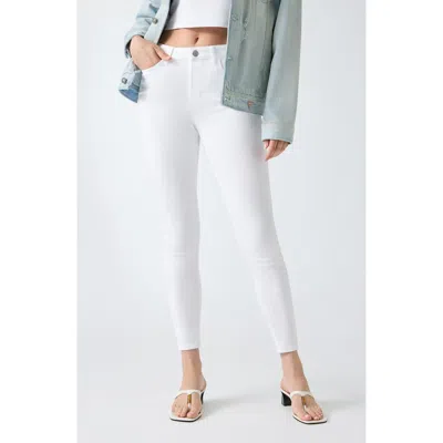 Guess 1981 High Waist Skinny Jeans In White
